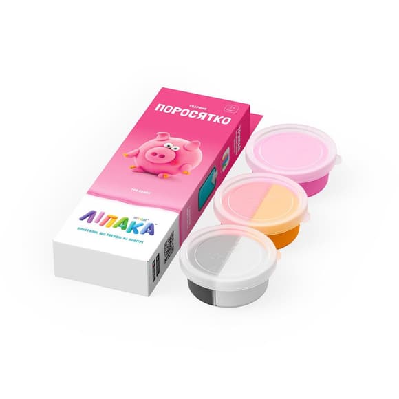 Набор самозатвердевающего пластилина Поросенок ЛИПАКА 30045-UA01