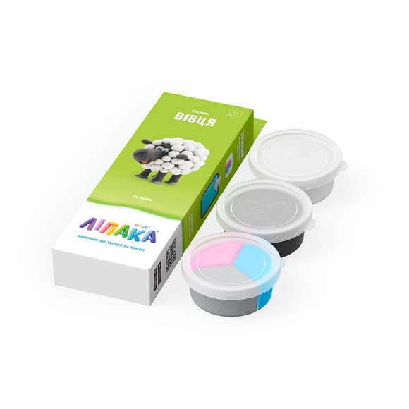 Набор самозатвердевающего пластилина Овечка ЛИПАКА 30049-UA01