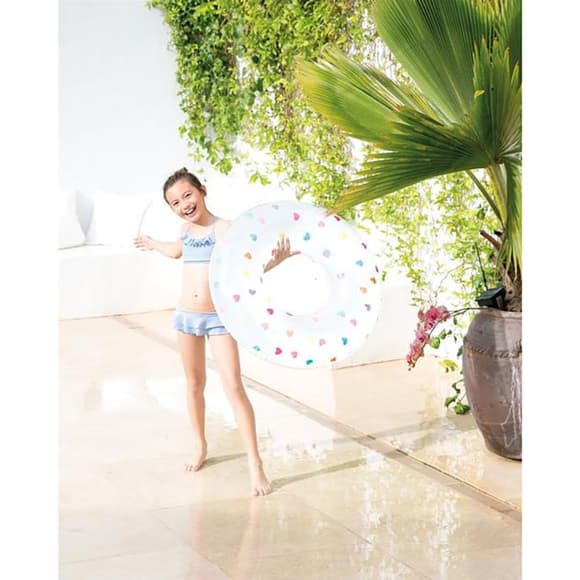 Детский надувной круг Сердце 59259-3 размер 81 см