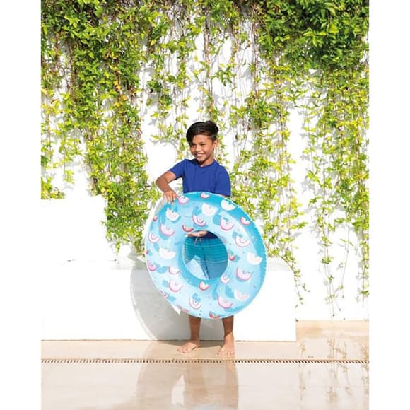 Дитячий надувний круг Веселка 59259-2 розмір 81 см