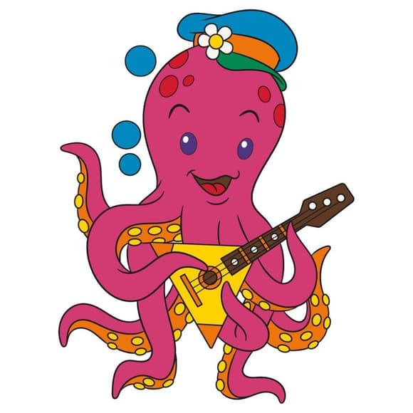 Детская раскраска на холсте "Гитарист" 15076-AC 25х30 см