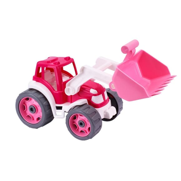 Дитяча іграшка Трактор 8195TXK з ковшем, рожевий