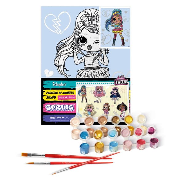 Картина за номерами "L.O.L. Surprise! Tweens Emma Emo" KHO6278, 30х40 см