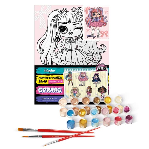 Картина по номерам "L.O.L. Surprise! Tweens Ali Dance" KHO6282, 30х40 см