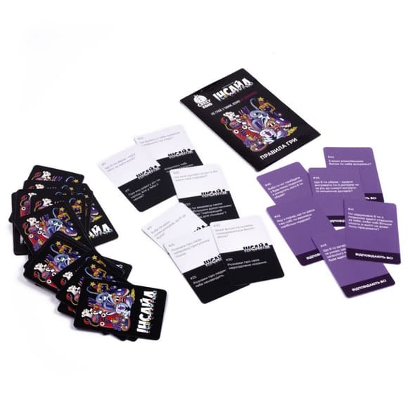 Карточная игра "Инсайд" VT5903-03, 50 карточек, правила игры