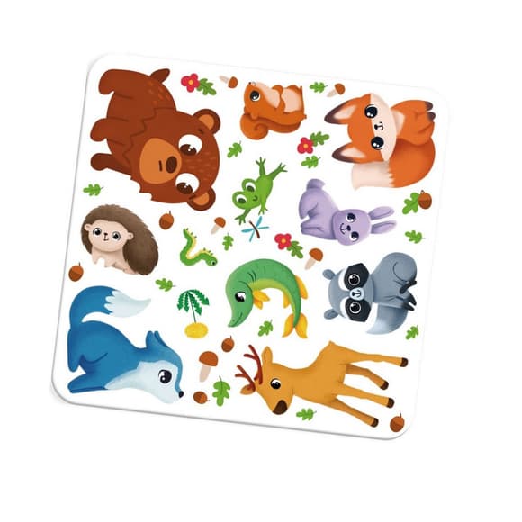 Набор для творчества "Лесные жители" VT4206-49, 12 наклеек на планшетке