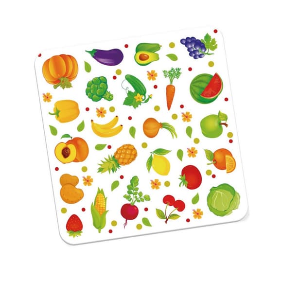 Набір для творчості "Овочі та Фрукти" VT4206-50, 23 наліпки на планшетці