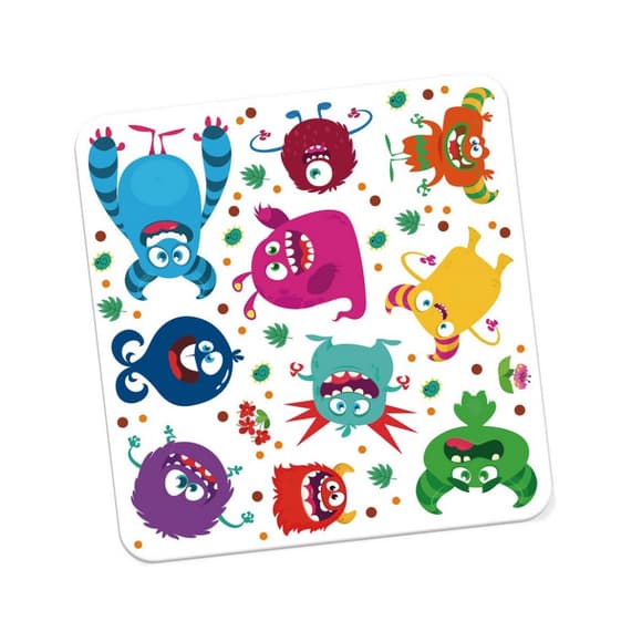Набір для творчості "Монстрики" VT4206-52, 10 наліпок на планшетці