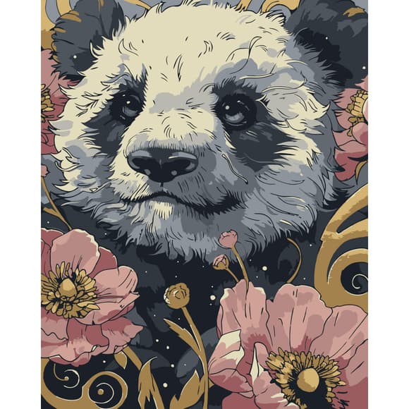 Картина за номерами "Квіткова пандочка" 11697-AC 40х50 см