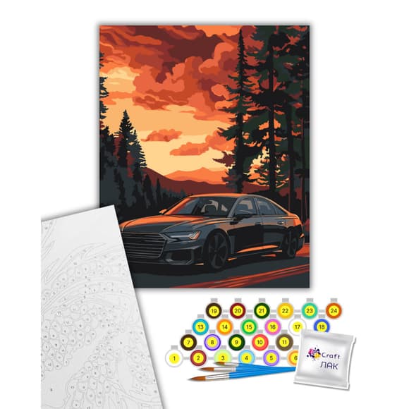 Картина по номерам "Комфортная поездка" 12513-AC 40х50 см      