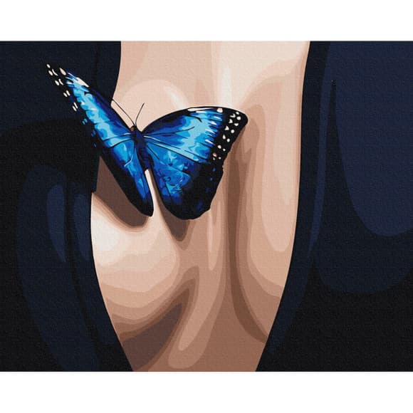 Картина за номерами "Синій Трепіт" BS53938, 40х50 см