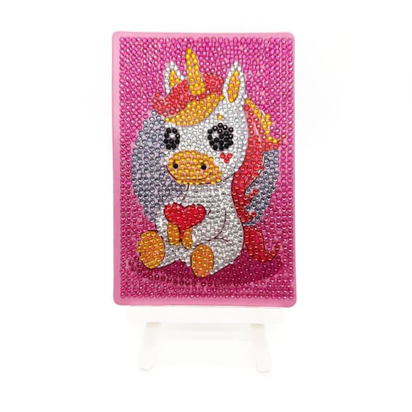 Алмазная мозаика "Единорог" DM4002 с мольбертом 10х15 см