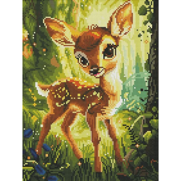 Алмазн ая мозаика "Олененок" RDBS7011, 30х40 см