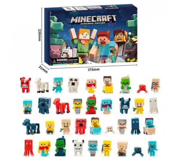Ігровий набір фігурок "Майнкрафт" LZMH009-2 в наборі 24 героя