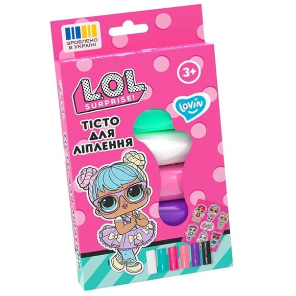 Набор для лепки с тестом L.O.L. Surprise! LOL41245 в стиках 6 цветов