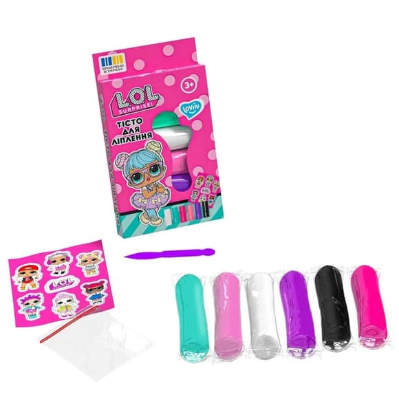 Набор для лепки с тестом L.O.L. Surprise! LOL41245 в стиках 6 цветов