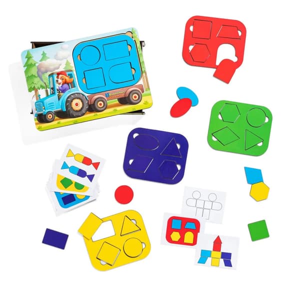 Дитячий пазл-сортер "Трактор" (ПСД195) PSD195 танграм