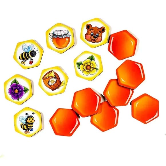 Детский пазл сортер "Мемори соты" (ПСД277) PSD277