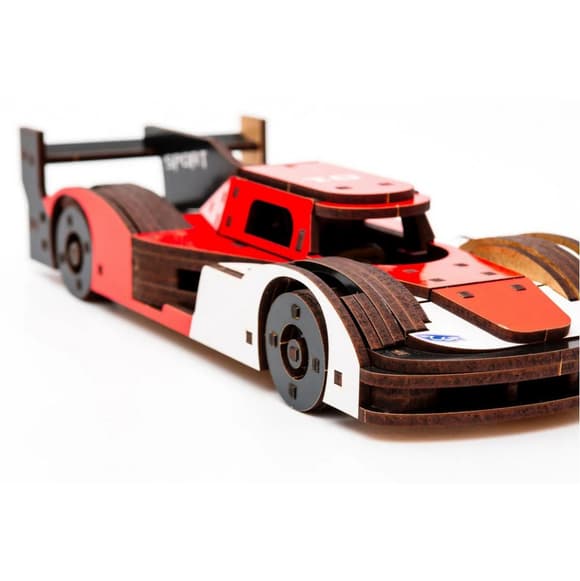 Деревянный 3D конструктор Racing Car Puz-01037, 146 деталей