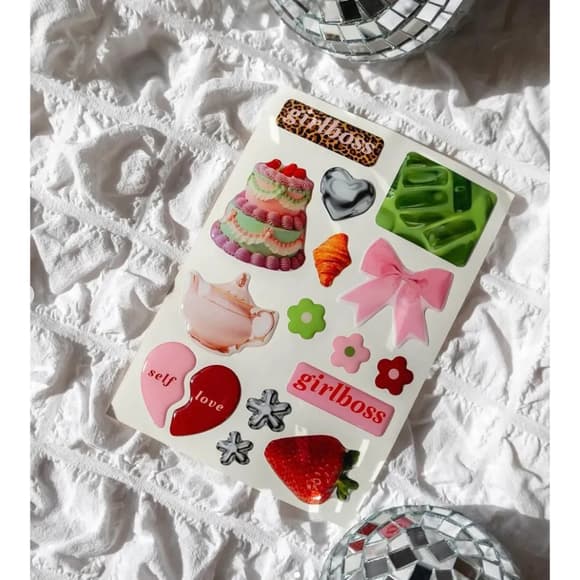 Дитячий стікерпак А6 Girlboss СS-3D-033 на вініловій основі