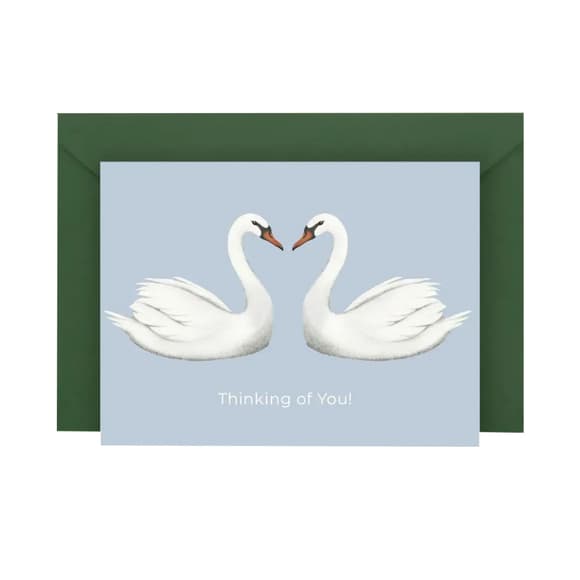 Листівка з конвертом Лебеді СS-GS-002 