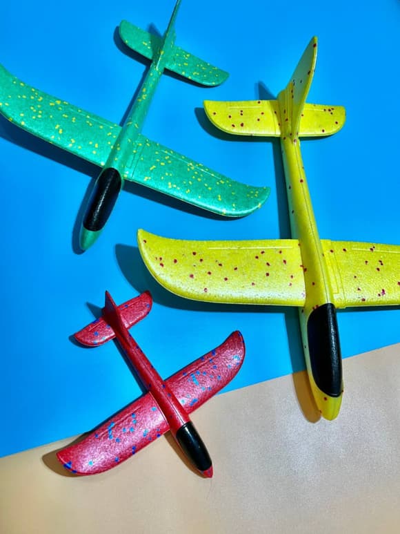 Дитячий метальний літак-планер C28006(Green) довжина 24 см