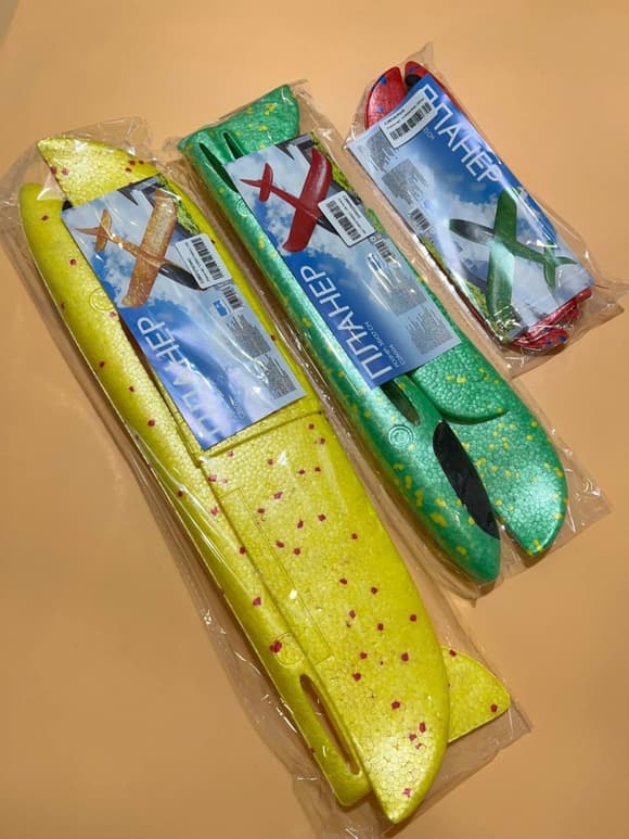 Дитячий метальний літак-планер C28006(Green) довжина 24 см