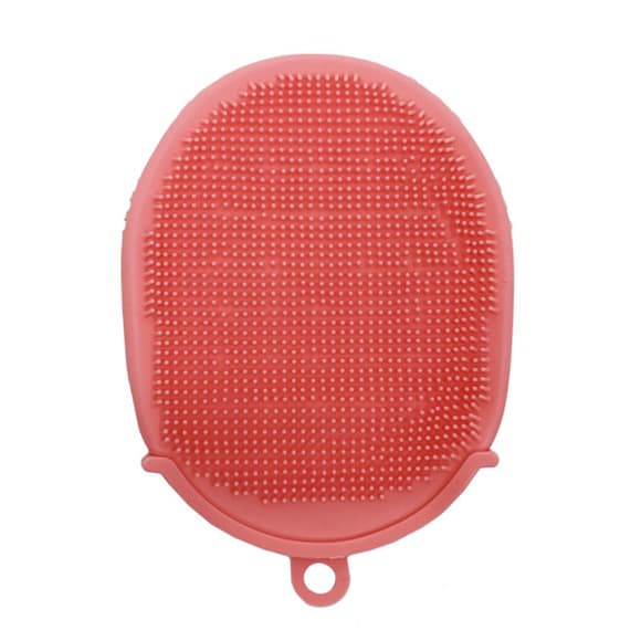 Силіконова мочалка-рукавичка для купання MGZ-0929(Pink)