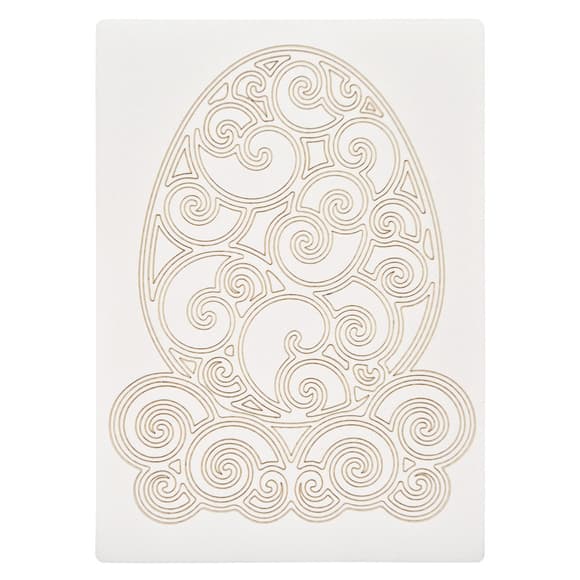 Картина-трафарет для фарбування піском "Великодне яйце" Sand Box T-a5124 А5