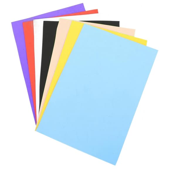 Кольоровий фоаміран 0,8-1,0 мм Diamond-hands 125088, 7 кольорів в асортименті