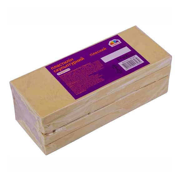 Пластилин скульптурный Творчество ГАММА'UA 402305 телесный 800 грамм