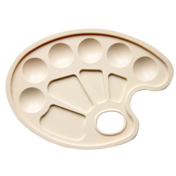 Палітра для малювання Овальна Атлас AS-0017, 23 х 17,5 см