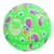 Мяч детский "Бабочка" MS 4136(Green) размер 9 дюймов