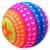 Мяч детский "Радуга" MS 3969(Pink) размер 9 дюймов