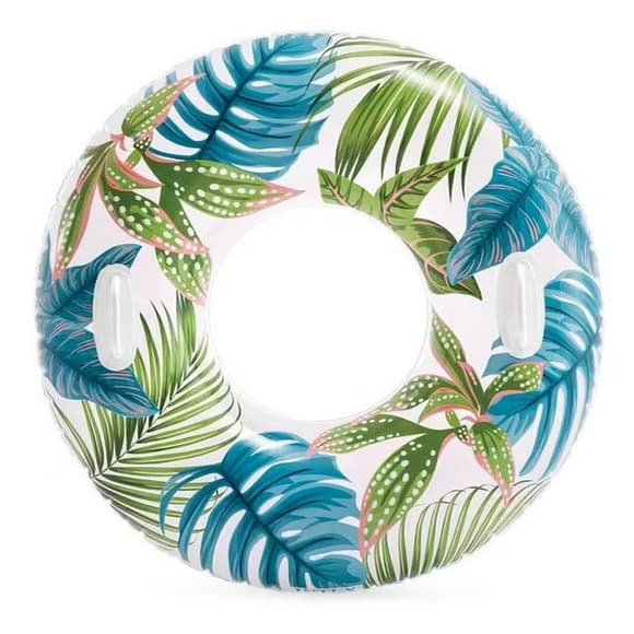 Детский надувной круг "Листья" 58263-6 с двумя ручками