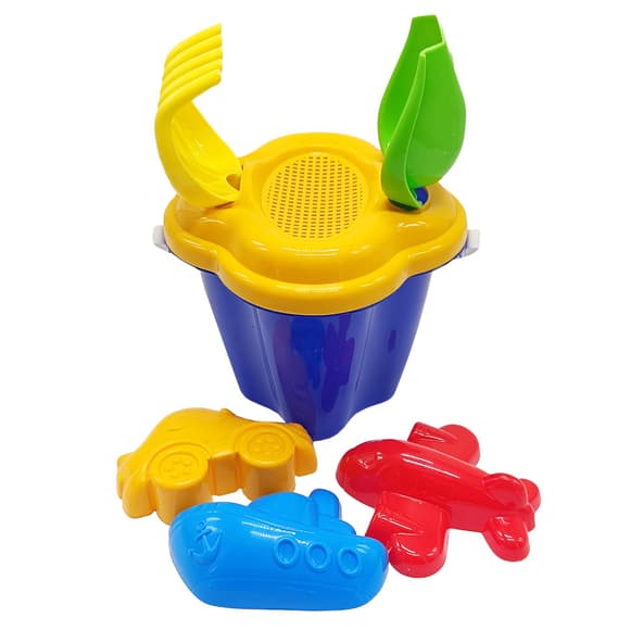 Набор для песочницы "Колокольчик №1" 0978 ведерко, лопатка, грабли