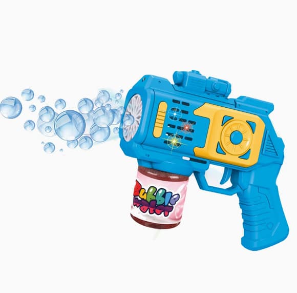 Генератор мыльных пузырей "Бластер" 666-1(Blue) подсветка