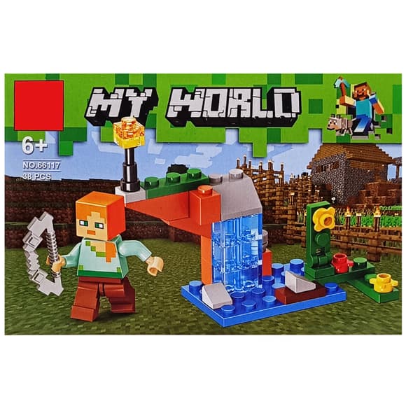 Конс труктор детский "Minecraft" 66117-5, 39 деталей