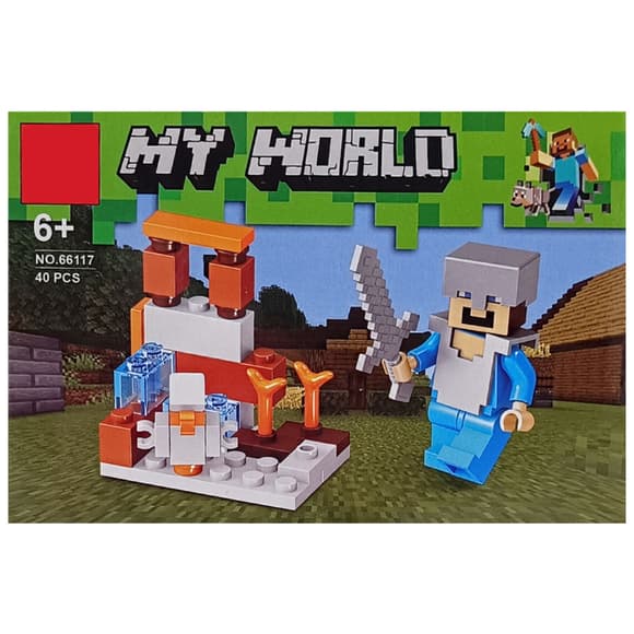 Конс труктор детский "Minecraft" 66117-1, 39 деталей