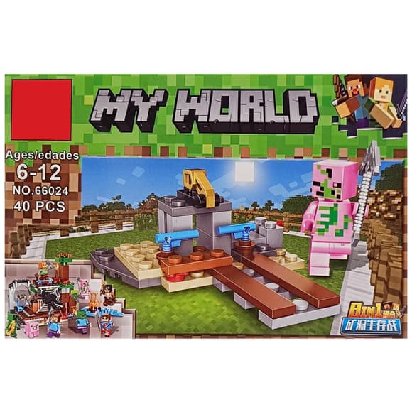 Конст руктор детский "Minecraft" 66024K-5, 41 деталь