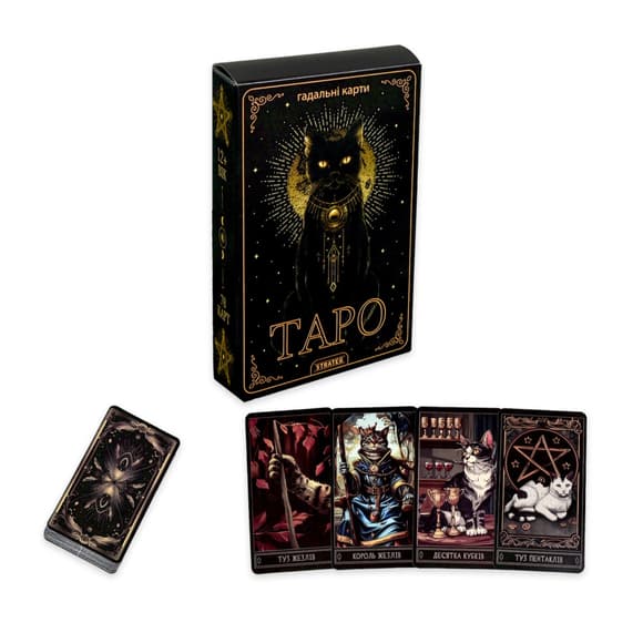 Гадальні карти Таро 30882 колода 78 карт, карта з посиланням на інструкцію