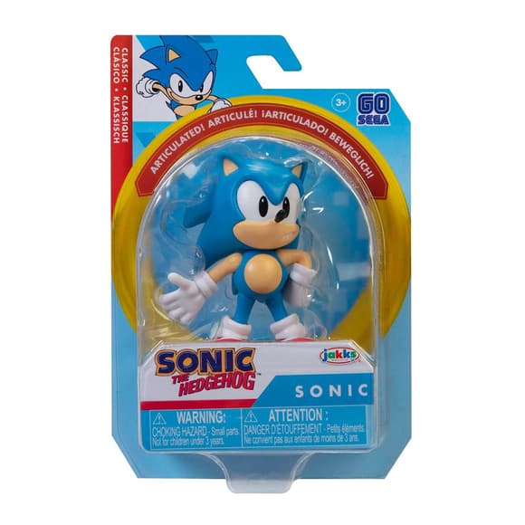Ігрова фігурка з артикуляцією Класичний Соник SONIC THE HEDGEHOG 40687i-RF1, 6 см