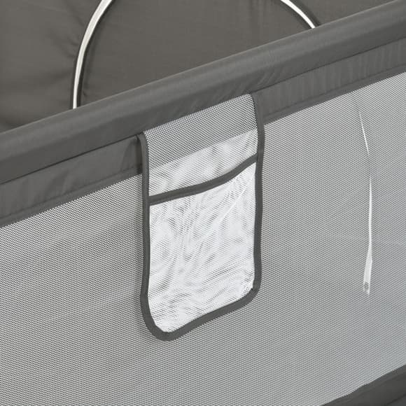 Дитячий манеж MR 1339-G, сірий, ширина з ніжками 132 см