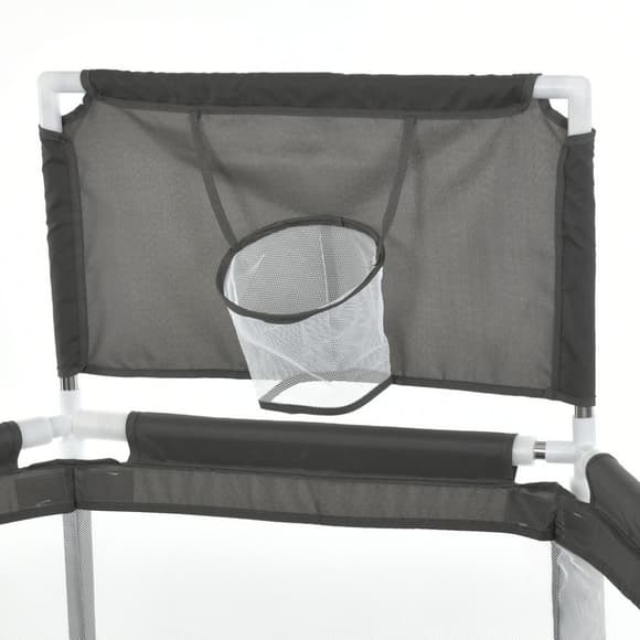 Дитячий манеж MR 1340-G, сірий, з баскетбольним кільцем