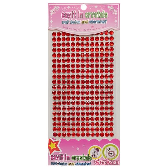 Полубусины наклейки Планшетка-№40, 6 мм, на планшетке 260 шт