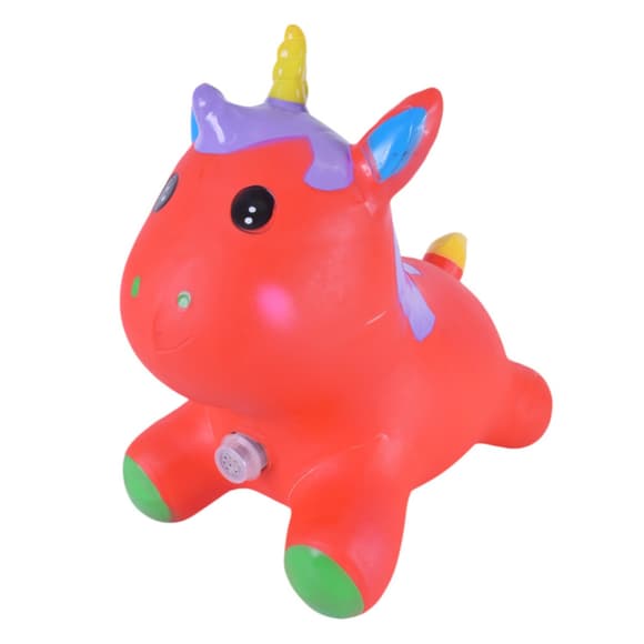 Детск ая игрушка-прыгун "Единорог" RB2520 музыка, свет