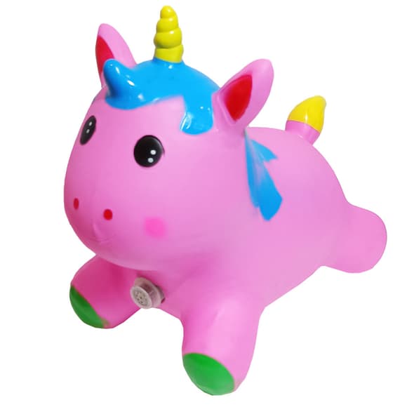 Детск ая игрушка-прыгун "Единорог" RB2520 музыка, свет