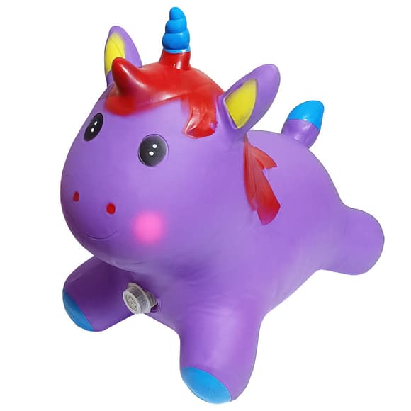 Дитяча іграшка-стрибун "Єдиноріг" RB2520 музика, світло
