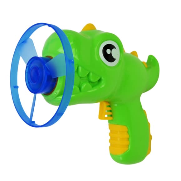 Детский пистолет запускалка Динозаврик HM-03(Green) 4 диска