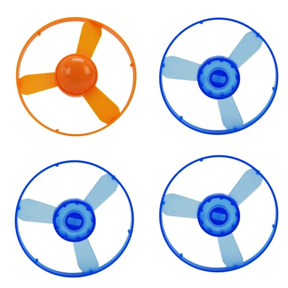 Детский пистолет запускалка Динозаврик HM-03(Blue) 4 диска